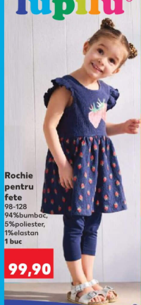 Lupilu Rochie pentru fete 98-128 1 buc