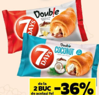 7DAYS Croissant Double sortiment divers 80g