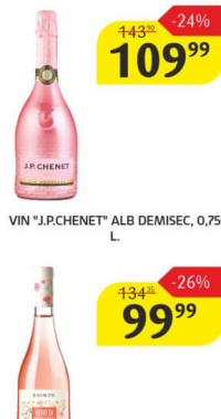 Vin "J.P. Chenet" alb demisec 0.75 L