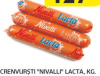 CRENVURŞTI "NIVALLI" LACTA, KG.
