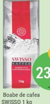 Boabe de cafea SWISSO 1 kg
