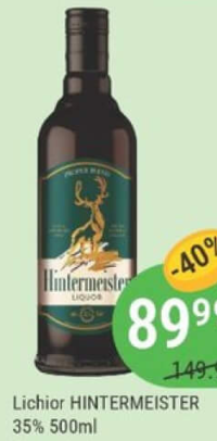 Hintermeister Lichior 35% 500ml