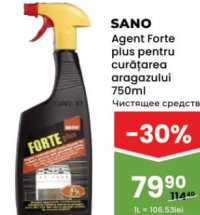 SANO Чистящее средство для плит Agent Forte plus 750мл