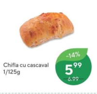 Chifla cu cascaval 1/125g