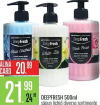 DeepFresh 500ml săpun lichid diverse sortimente
