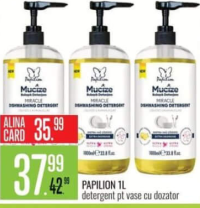 Papilion Detergent pt vase cu dozator 1L