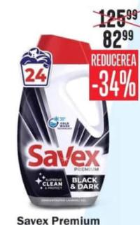 Savex Premium Lichid Black & Dark, 0.960 L