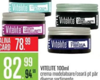 Vitelite 100ml cremă modelatoare/ceară pentru păr diverse sortimente