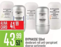 BYPHASSE Deodorant roll anti-perspirant 50ml