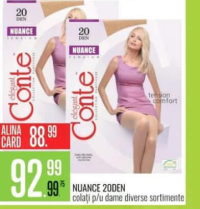 Nuance 20DEN colați p/u dame diverse sortimente