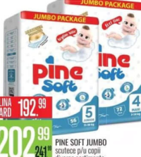 Pine Soft Jumbo scutece p/copii diverse sortimente
