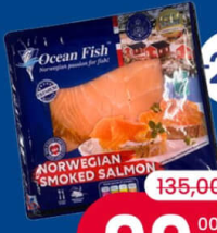 OCEAN FISH Somon file afumat feliat blue shark 150 gr