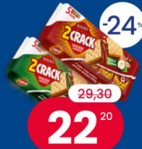 ROSHEN Biscuiți 2 crack, sortiment variat 190 gr
