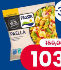 Frosta Paella cu pui, pește & fructe de mare 400g