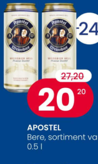 APOSTEL Bere, sortiment variat 0.5 l