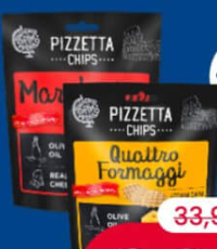 PIZZETA Gustări crocante chips, sortiment variat, 70 gr