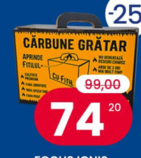 Focus Ignis Cărbune cu fitil 2 kg
