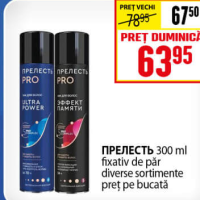 Prelesth fixativ de păr diverse sortimente 300 ml