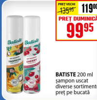Batiste șampon uscat diverse sortimente 200 ml