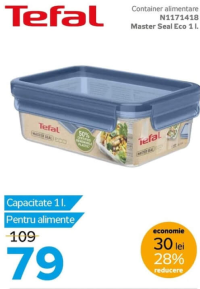 Tefal Container alimentar N1171418 Master Seal Eco 1 L.