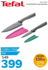 Tefal Set cuțite K122S205 Fresh Kitchen 2 cuțite + 2 huse