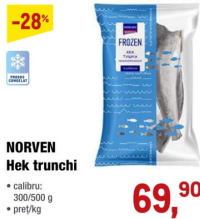 Norven Hek trunchi 300/500 g