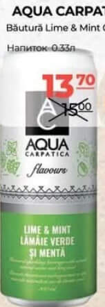 Aqua Carpatica Băutură Lime & Mint 0.33l