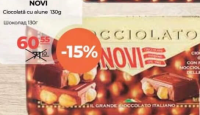 NOVI Ciocolată cu alune 130g