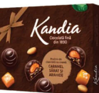 Kandia Ciocolată fină cu caramel și arahide/Praline/asortate 105g