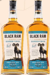 Black Ram Whisky BOURBON FINISH 700ml