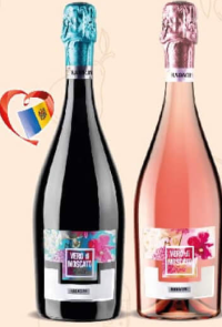 Radacini Vero di Moscato Vin spumant alb/ roze dulce 0.75L