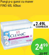 Pungi p-u gunoi cu maner FINO 60L 60buc