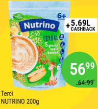 Nutrino Terci 5 cereale măr și banană 200g
