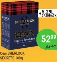 SHERLOCK SECRETS Ceai English Breakfast 100g