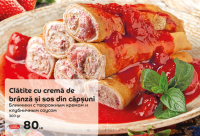 La Plăcinte Clătite cu cremă de brânză și sos din căpșuni 300g