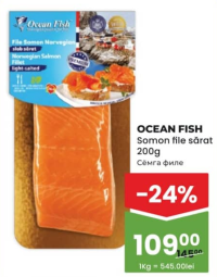 Ocean Fish Somon file sărat 200g