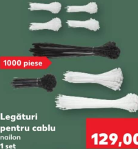 Legături pentru cablu nailon 1000 piese 1 set