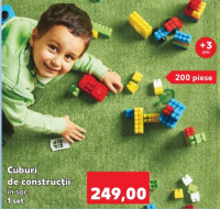 Kid Land Cuburi de construcții în sac 200 piese 1 set