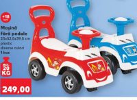 KidLand Mașină fără pedale 23x52,5x39,5 cm plastic diverse culori 1 buc