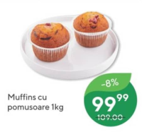Muffins cu pomusoare 1kg