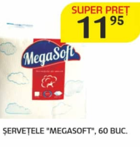 Megasoft Șervețele 60 buc