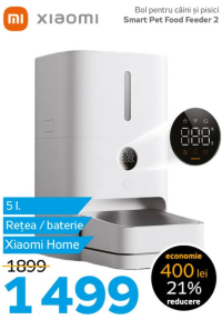 XIAOMI Bol pentru câini și pisici Smart Pet Food Feeder 2