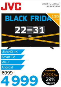 JVC Smart TV LED 55" LT55VA3300