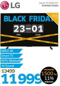 LG Smart TV QNED 65" 65QNED70A6A