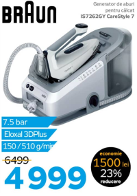 BRAUN Generator de aburi pentru călcat IS7262GY CareStyle 7