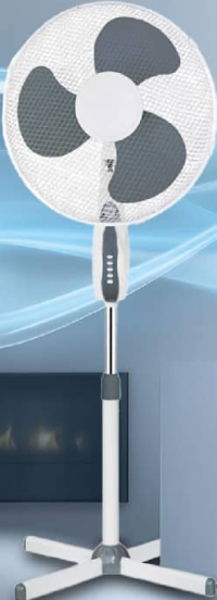 Magnum Ventilator de podea LEFS-40-01AW 45 W Ø 40 cm 3 viteze