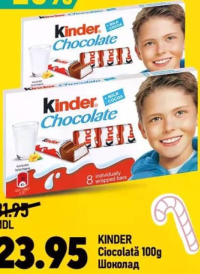 KINDER Ciocolată 100g