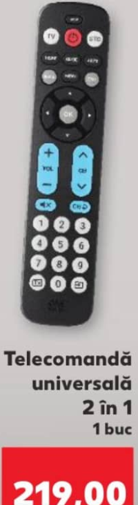 Telecomandă universală 2 în 1 1 buc
