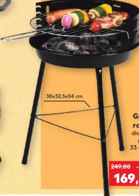 Grill Meister Grătar rotund 33 cm 1 buc