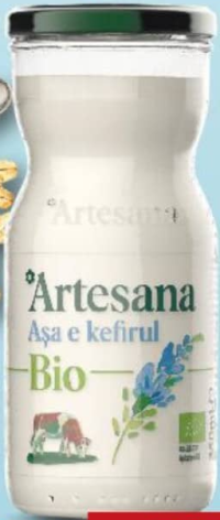 ARTESANA Kefir/Sana BIO din lapte de vacă 3,5% grăsime 350ml